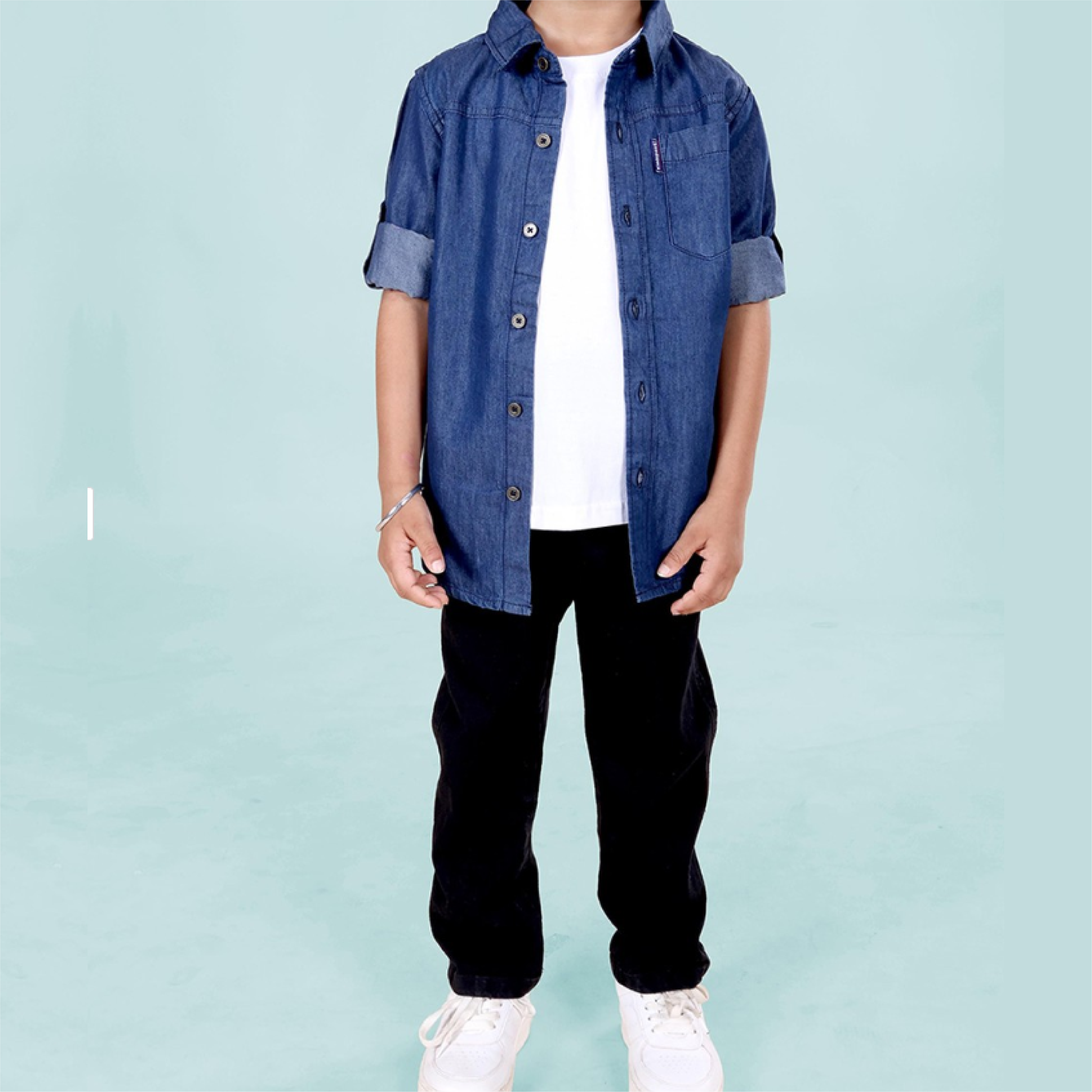 Boys T-shirt With Trousers & Jacket
