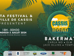 A ne pas manquer en Juillet à Cassis : Bakermat pour un festival en bord de mer