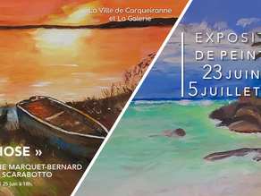 EXPOSITION DE PASCALINE MARQUET-BERNARDET CHRISTINE SCARABOTTO