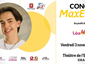 Concert caritatif de MaxEnce qui aura lieu à Draguignan