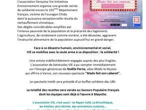 Soirée solidarité : Mado La Niçoise à Vence pour Mayotte !