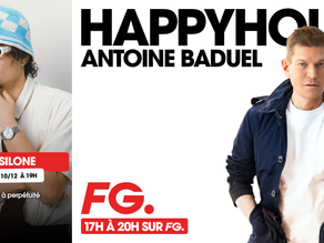 Le DJ et producteur Upsilone sera ce soir l'invité d'Antoine Baduel dans son émission Happy Hour FG