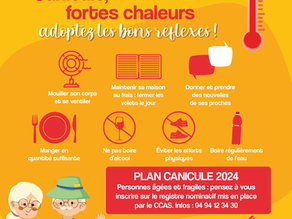 Information : Mise en place du « plan canicule 2024 » pour la Ville de Carqueiranne.