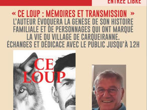 Rencontre et échanges avec l’auteur Daniel Pellegrino organisée le samedi 3 février à la Médiathèque de 10h30 à 12h.