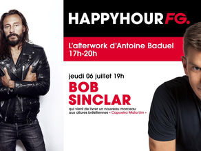 Bob Sinclar, DJ résident historique de Radio FG, sera ce soir l'invité d’Antoine Baduel