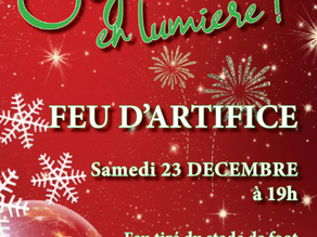 FEU D’ARTIFICE DE NOËL À SIGNES