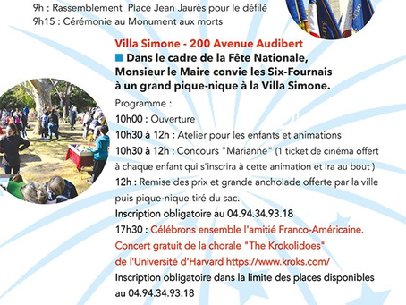 Six-Fours-les-Plages : Fête Nationale du 14 juillet 2025