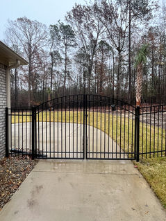 custom metal ornamental doable gate