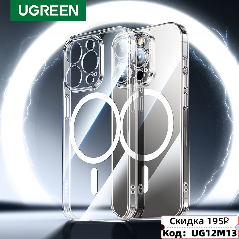 UGREEN Magnetic Case for iPhone 17 16 15 14 13 Pro Max Case Shockproof Cover for