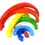Thumbnail: Wooden Rainbow Toy, Fair Trade & Handmade in Bright Colours
