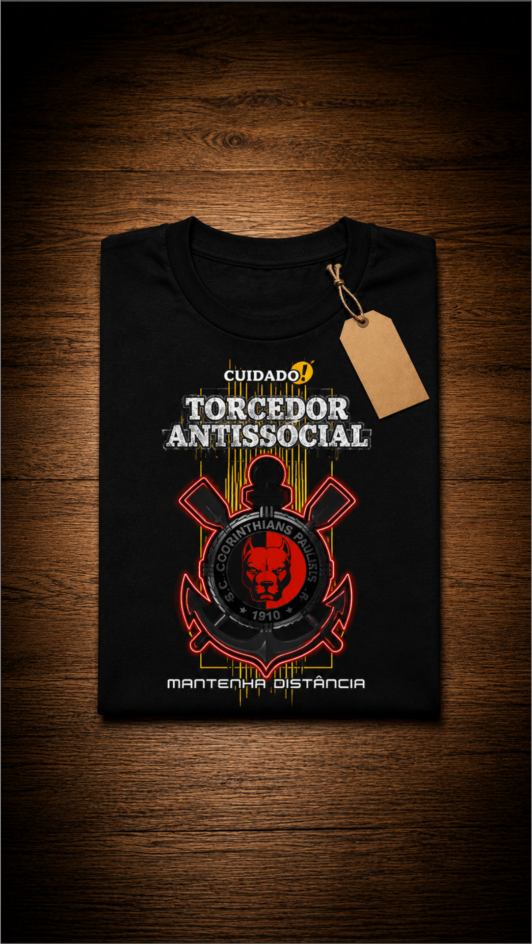 Camiseta Corinthians Torcedor Antissocial