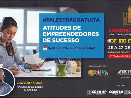 Palestra - Sebrae - ATITUDES DE EMPREENDEDORES DE SUCESSO