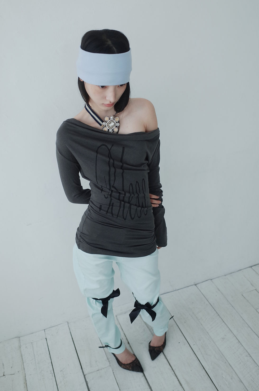 【dydoshop】25ss draped top Blessing draped top | dydoshop