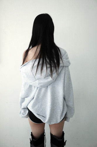 Silent Hill hoodie (white melange) | dydoshop