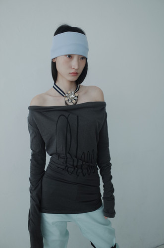 Blessing draped top | dydoshop