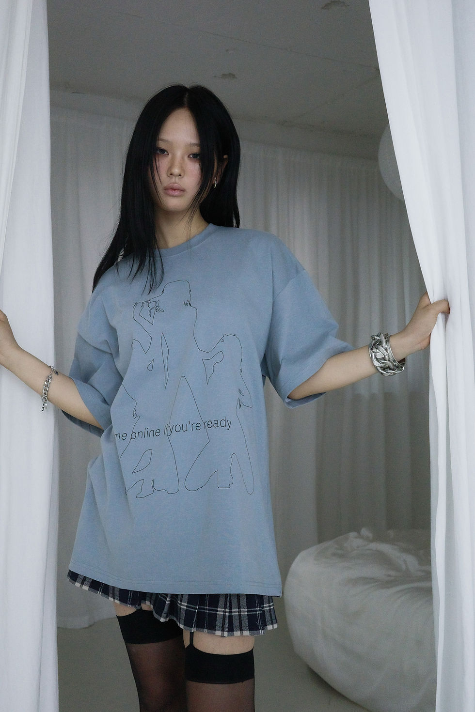 Thumbnail: ONLINE T Shirt (BLUE)