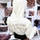 Thumbnail: lana corset hoodie (white crystal)