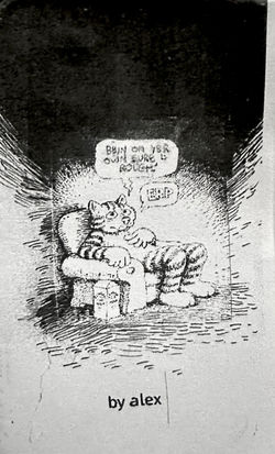 UNTITLED with Cat Comic on Cover
