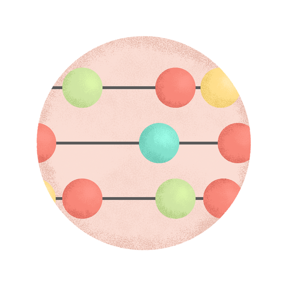 Colorful Spheres Pattern