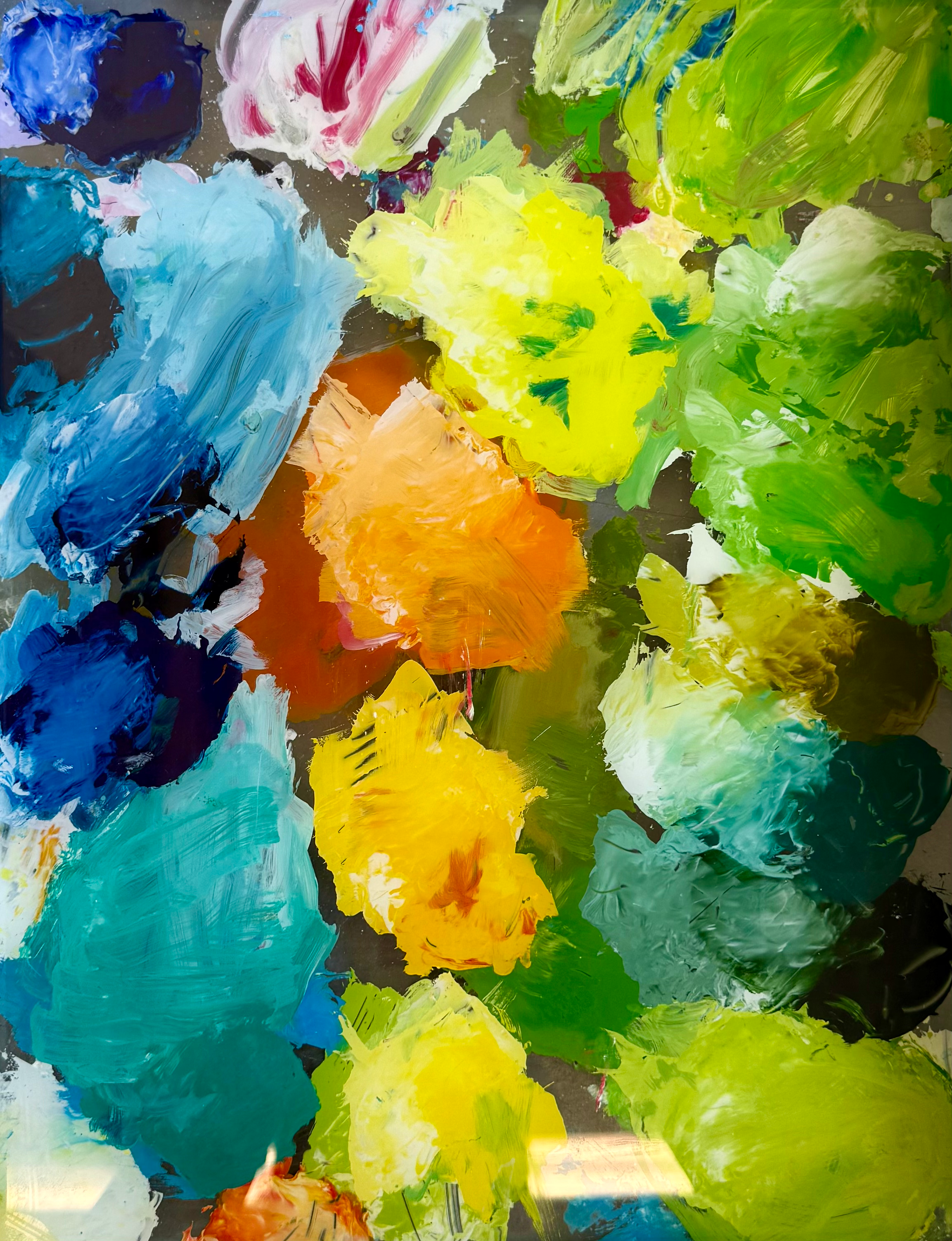 Oil Painted Serving Tray