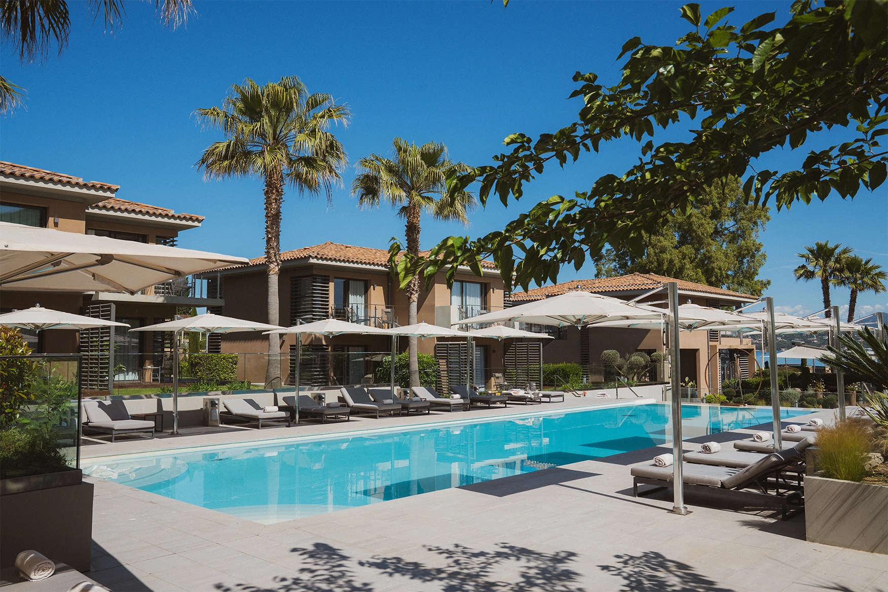 One of our two massive designer pools