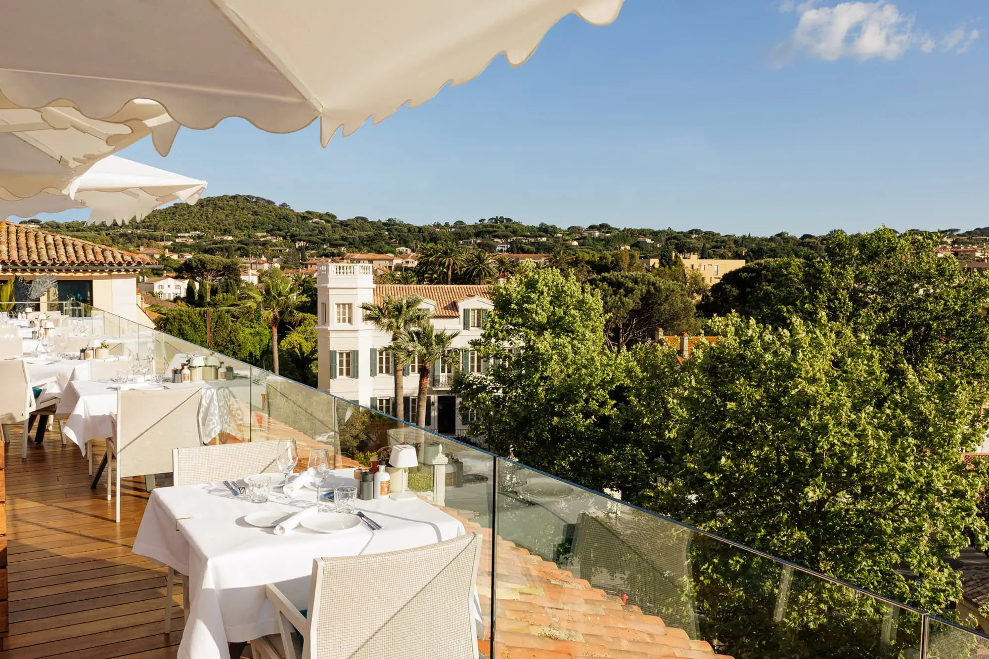 Best luxury hotels in the Gulf of Saint-Tropez rooftop