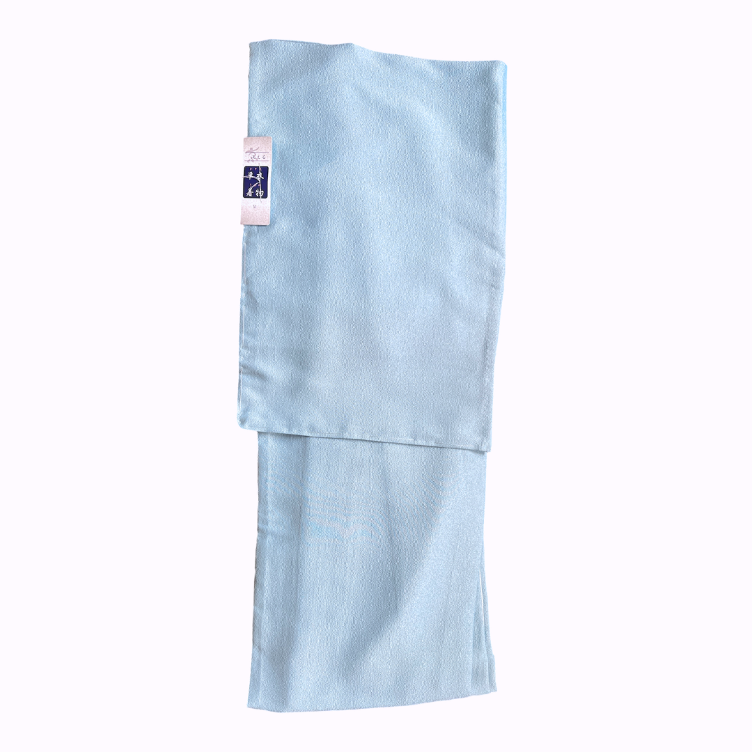 色無地着物 水色 単衣(着物のみ) Size M/ Blue Hitoe (Single-layer) Kimono Only