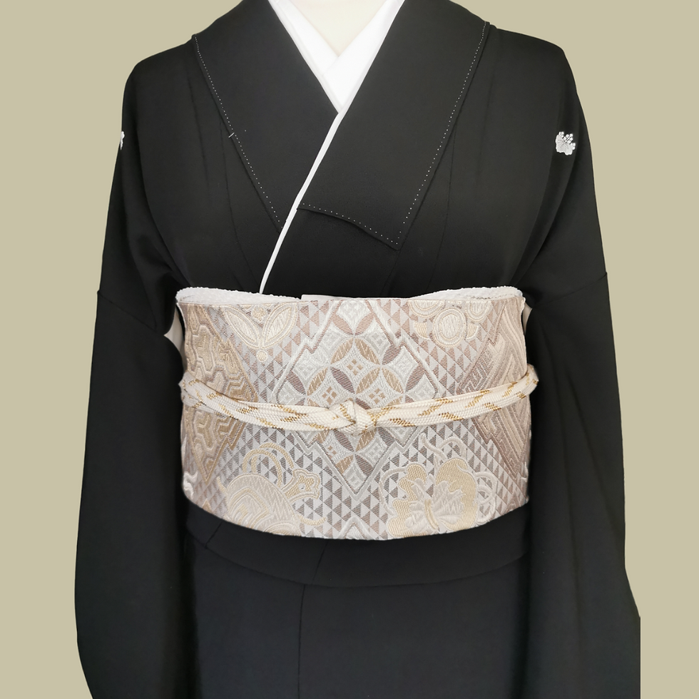 明治九谷 五彩金彩壺 】 大黒図（恵比寿留守模様） L0405D 明治