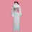 Thumbnail: イチゴケーキ風コーデモダンレース柄着物+着付 / Strawberry Cake Themed Modern Kimono Set incl. Dress-up