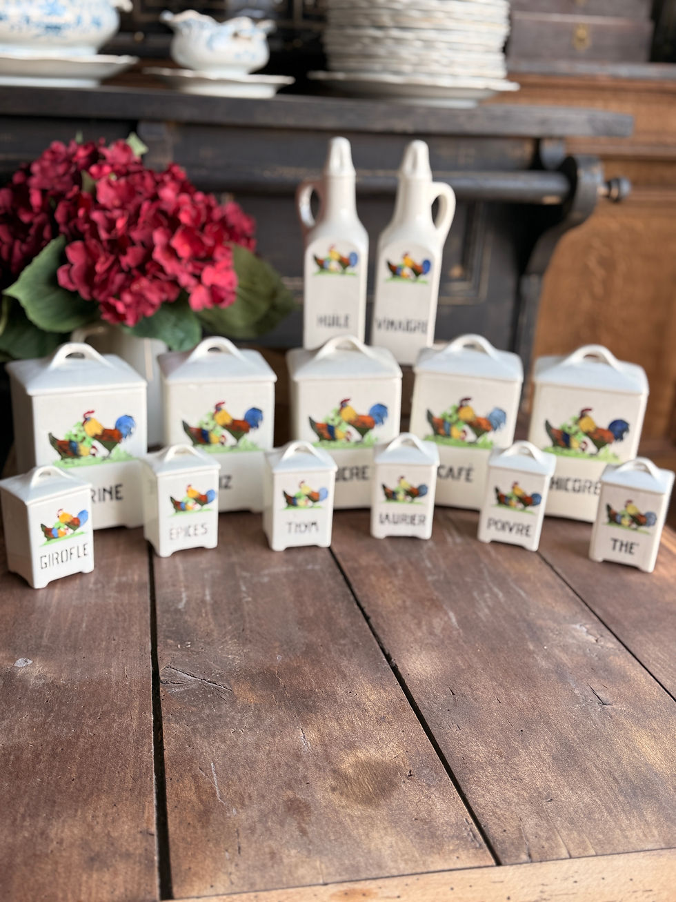 Miniature : Ensemble de 13 pots à épices