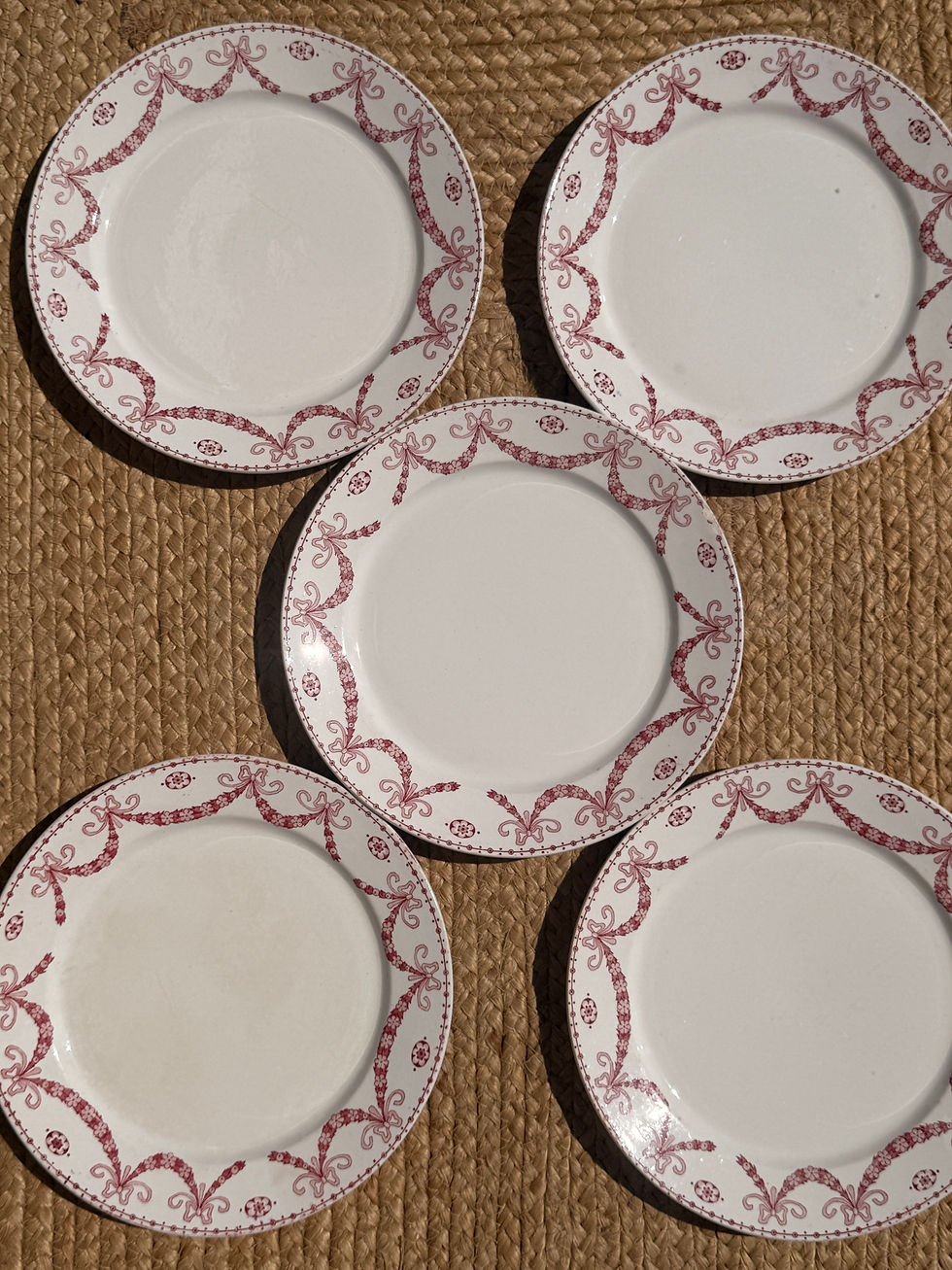 Miniature : Lot de 5 assiettes Juliana, Sarreguemines