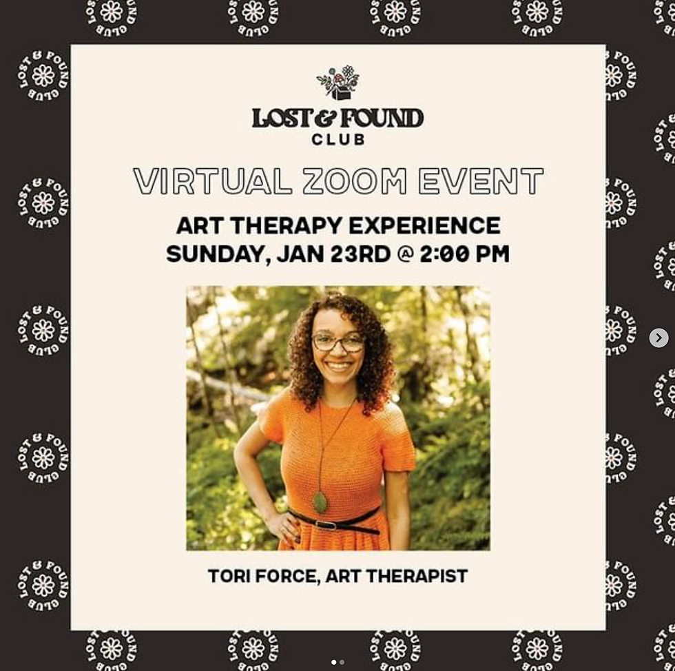 Community Member Led: Virtual Art Therapy