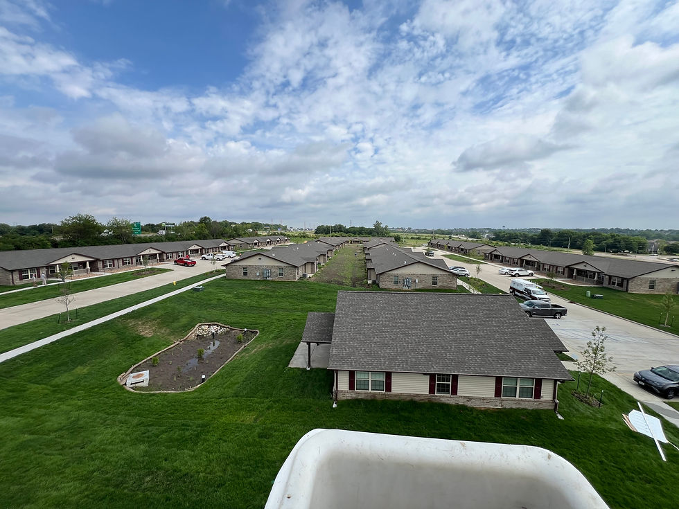 Electrical completed for a housing development in Maryville, MO