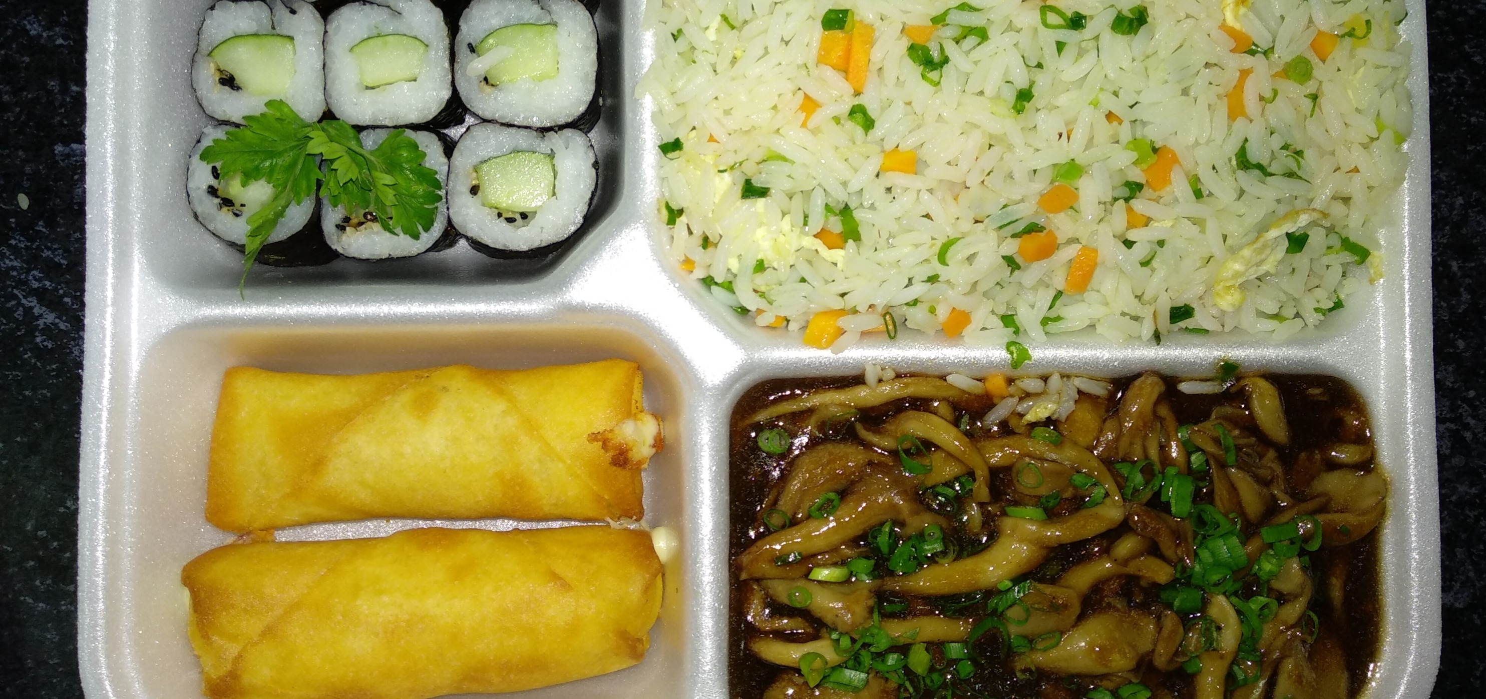 Arranged Food and Objects