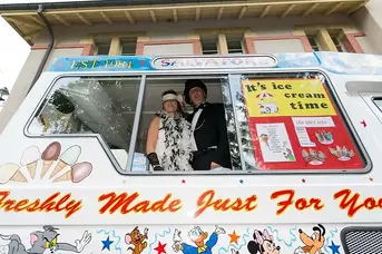 Food Truck Glace, Glacier, Camion de glace