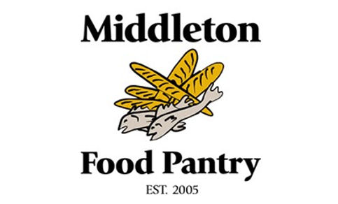Pantry logo of 3 fish and 5 loaves of bread