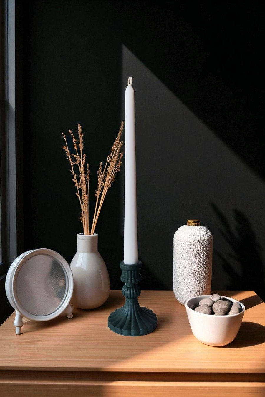 Küçük resim: Vintage & Retro Şık Beton Şamdan Mumluk