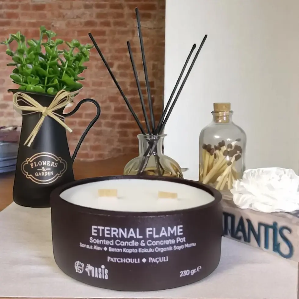 Küçük resim: Dekoratif Beton Mum