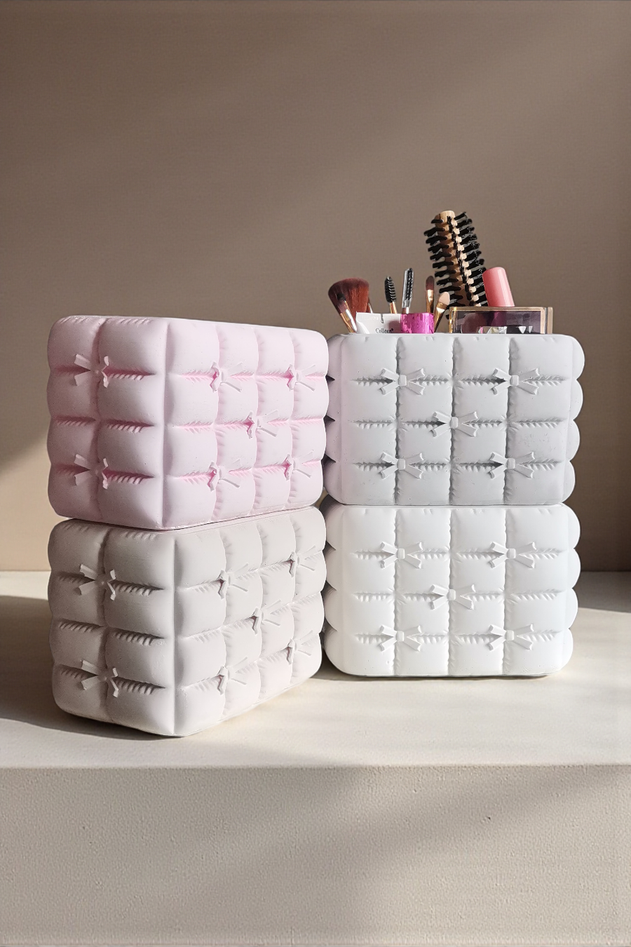 Küçük resim: Fiyonk beton organizer – minimalist masaüstü düzenleyici