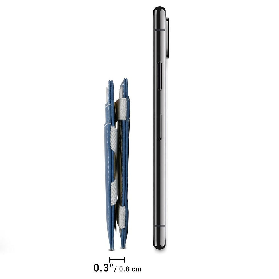 Thumbnail: Hunterson Magic Wallet - Azur & White
