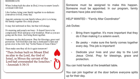 How to: The Daily Family Altar