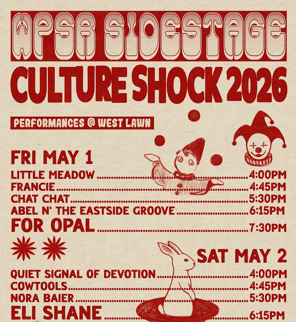  SideStage Schedule 2026 courtesy of The Stood