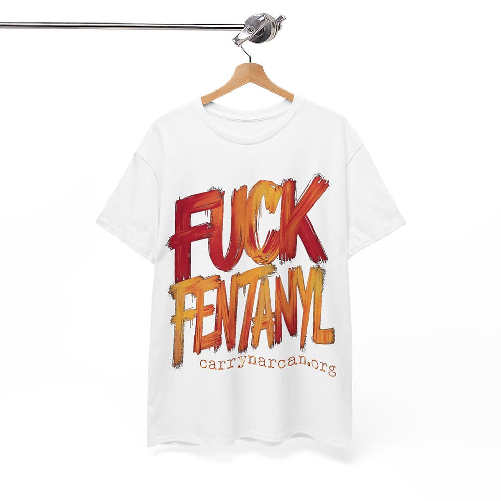 Thumbnail: fuck fentanyl graffiti cotton tee