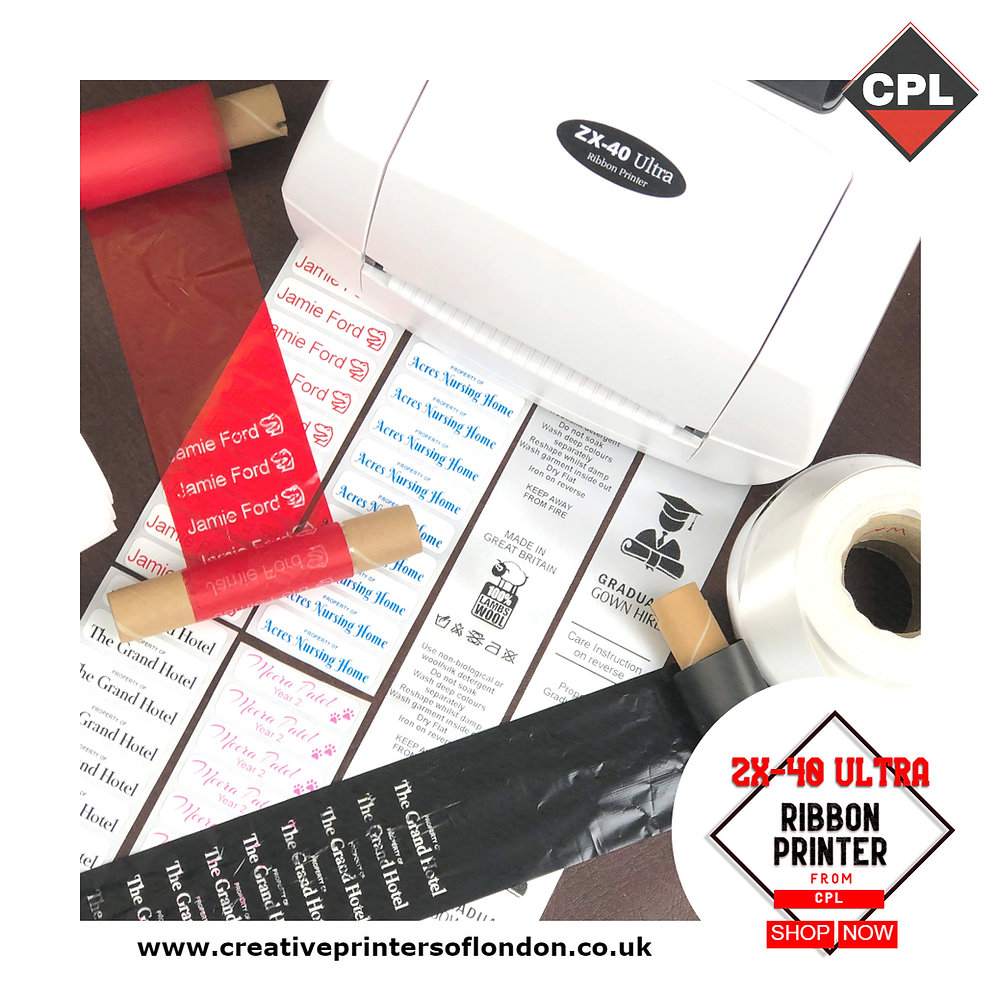 The ZX-40 Ultra Ribbon Printer - Unlimited Creative Options!