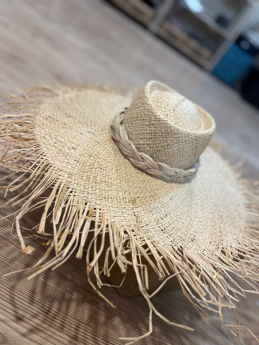 Прев'ю: Солом’яний капелюх із живою крайкою