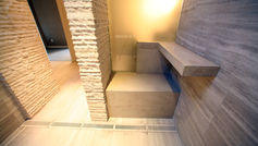 Stack stone, concrete, and travertine each bring unique beauty to a space, with stack stone offering warmth and character, concrete providing a modern, industrial look, and travertine exuding timeless charm. Whether used indoors or outdoors, these materials offer versatile appeal and enhance the beauty of any environment.