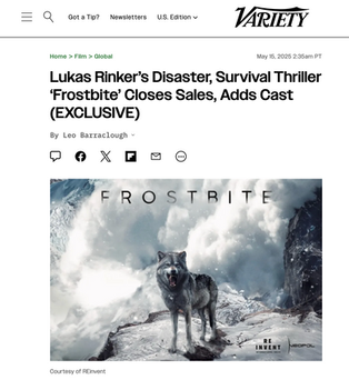 Frostbite: Cast Announced and Production Officially Underway!
