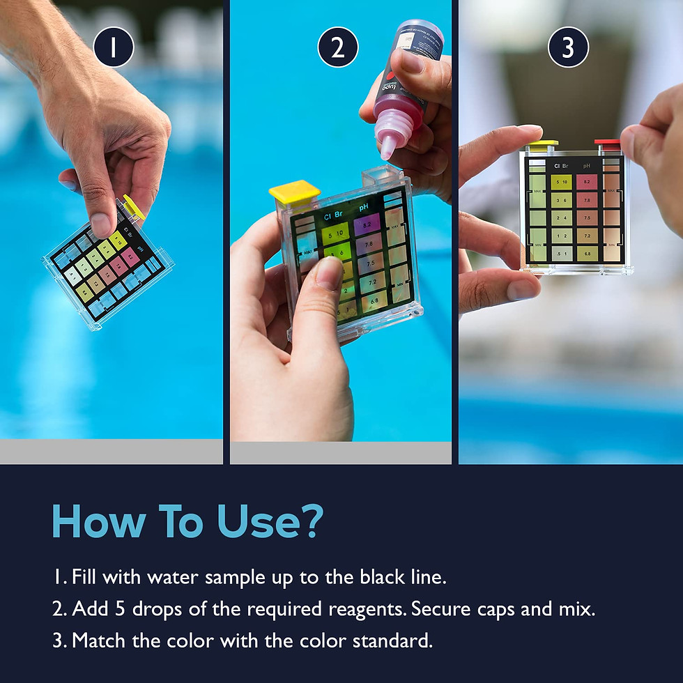 Thumbnail: 3-in-1 Water Test Kit for Swimming Pools & Spas