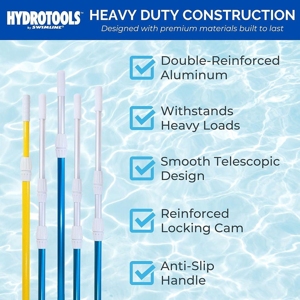 Thumbnail: SWIMLINE 2-Piece Telescopic Pole