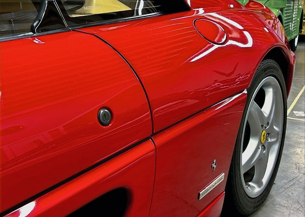 Ferrari Paint Correction results in Penarth, Cardiff